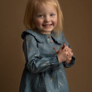 Erna bluse - doveblue / 86 - Hanevild