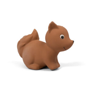 Bidedyr i naturgummi - Egernet Sonja - Filibabba