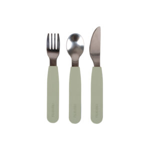 Silikone bestiksæt - Green - Filibabba