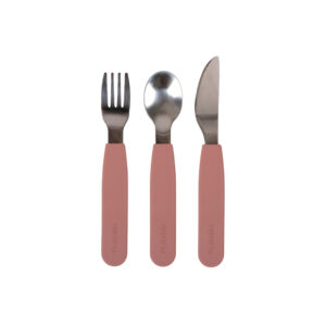 Silikone bestiksæt - Rose - Filibabba