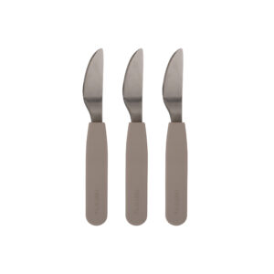 Silikone knive 3-pak - Warm Grey - Filibabba