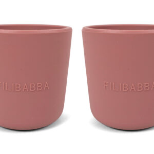 Silikone kop 2-pak - Rose - Filibabba