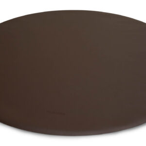 Skridsikkert stoleunderlag i genanvendt PU-læder - Brown - Filibabba