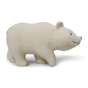 Bidedyr i naturgummi - Isbjørnen Polly - Filibabba