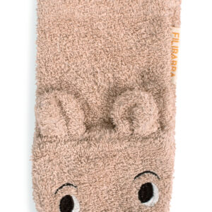 Vaskehandske med bjørn GOTS - Filibabba