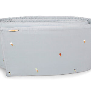 Sengerand  broderet Cool Summer design  Pearl Blue - Filibabba