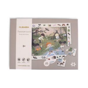 Observationspuslespil -  På eventyr i skoven - Filibabba