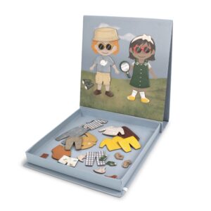 Magnetisk påklædningsdukke - Klar til dit eventyr - Filibabba