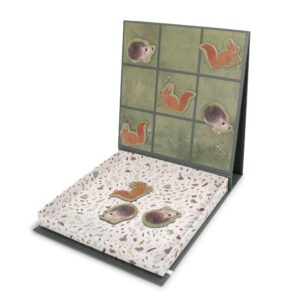 Magnetisk "Tre på stribe" - Skovens dyr - Filibabba