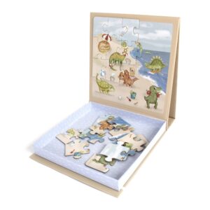 Magnetisk spil - Puslespil med Dino Beach - Filibabba