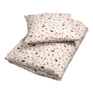 Junior sengetøj GOTS (100x130 cm) Forest Floor Rose - Filibabba