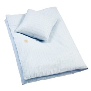 Baby sengetøj GOTS (70x80 cm) Indian - Nordic Blue - Filibabba