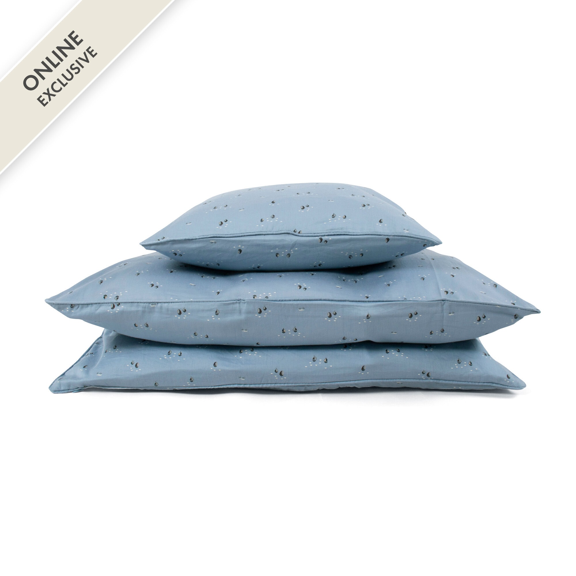 FI-WAV001_1FI-WAV002_1-1 Baby sengetøj GOTS (70x100 cm) - Wave therapy - Filibabba