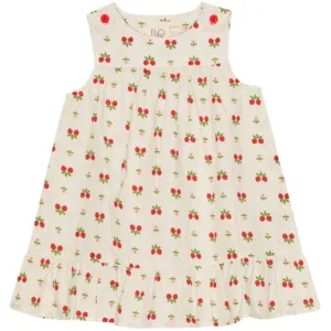 Flöss Kjole - Sofia Jumper Dress - Soft White Berry - Flöss