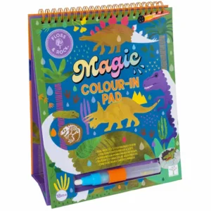 Floss & Rock vandmalebog - Dino - Floss & Rock