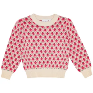 Flöss Zuri Sweater - Jordbær - Soft White Berry - Flöss