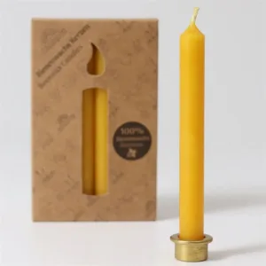 GRIMMS Lys 100% Bivoks - Amber - 12 stk. - GRIMM's