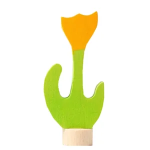 GRIMM'S Dekorativ Figur - Gul Tulipan - GRIMM's