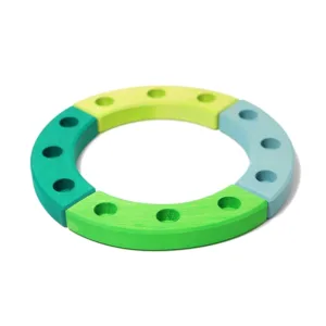 Grimms Fødselsdagsring - Lille - Green-Turquoise - GRIMM's