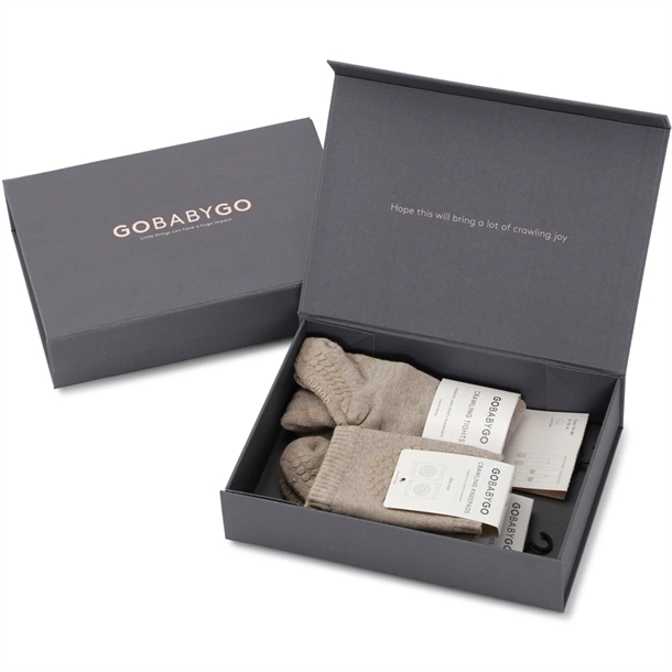 GoBabyGo-Kravlestartpakke-Sand GoBabyGo Kravlestartpakke - Økologisk bomuld - Sand - GoBabyGo