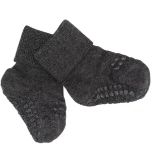 GoBabyGo Strømper - bambus - Dark Grey Melange - GoBabyGo