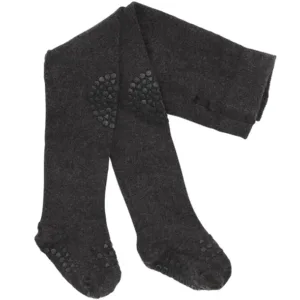 GoBabyGo strømpebukser Dark Grey Melange - GoBabyGo