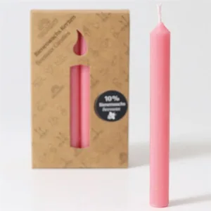 Grimms Lys - Rosa - 10% Bivoks - 12 stk. - GRIMM's