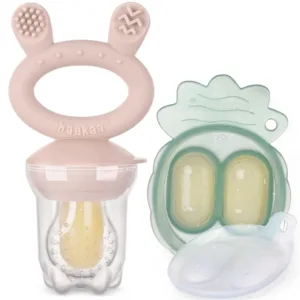 Haakaa Food Feeder - Blush - bakke til nedfrysning - Haakaa