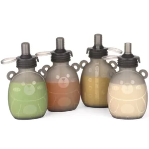 Haakaa Silikone Opbevaringsposer til smoothie 4 stk. (170ml) - Haakaa