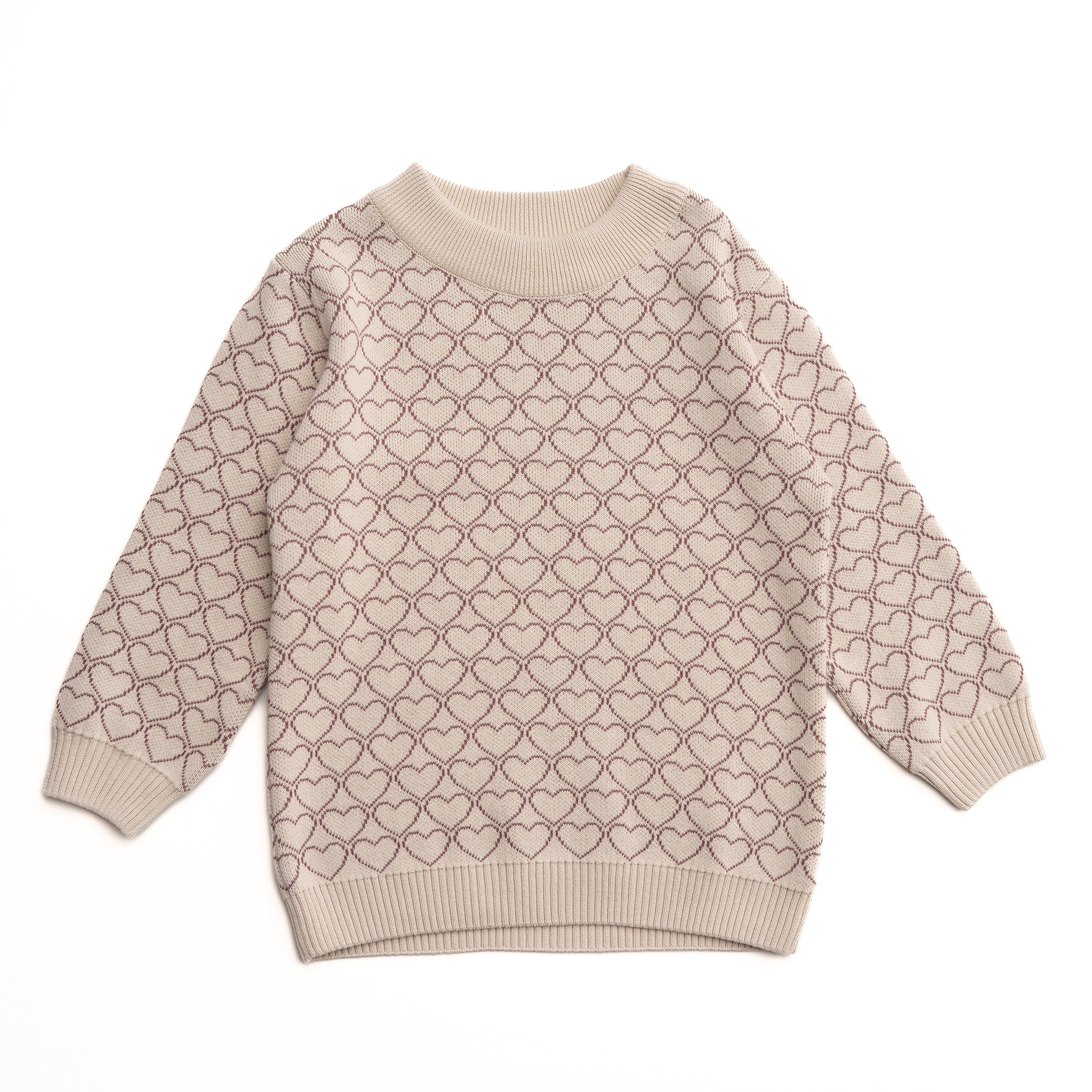 Hjerte_bluse_til_boern-Blouses-HV1346-7 Hjerte bluse til børn - Summer sand / 86/92 - Hanevild