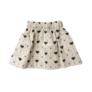 Hjerte nederdel - Rainy / 98 - Hanevild