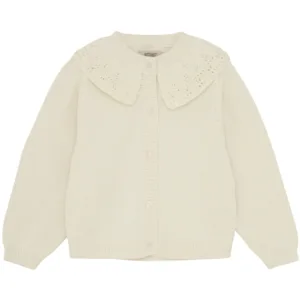 Huttelihut Cardigan - GOTS Strik - Antique White - Huttelihut