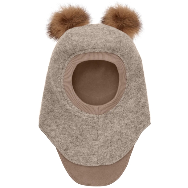 Huttelihut-Elefanthue-Uld-Alpaca-kvaster-Camel-Melange Huttelihut Elefanthue - Uld/bomuld - 2-lags - Alpaca kvaster - Camel Melange - Huttelihut