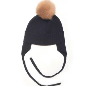 Huttelihut Hue Chullo Uld Navy/Camel - Huttelihut