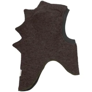 Huttelihut Hue Dino Uld - Dark Brown Melange - Huttelihut