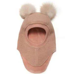 Huttelihut Hue m. Apaca Kvaster - Uld - Rose Melange - Huttelihut