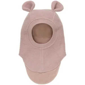 Huttelihut Hue m. ører - Uld/bomuld - 2-lags - Fawn - Huttelihut