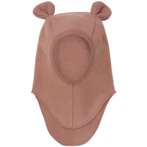 Huttelihut Hue med ører - Uld - Burlwood - Huttelihut