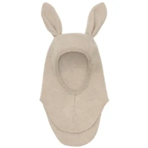 Huttelihut Hue med ører - Uld - Camel Melange - Huttelihut