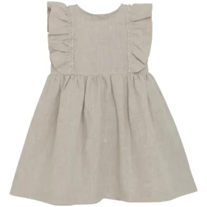 Huttelihut Kjole - Hør - Antique White - Huttelihut