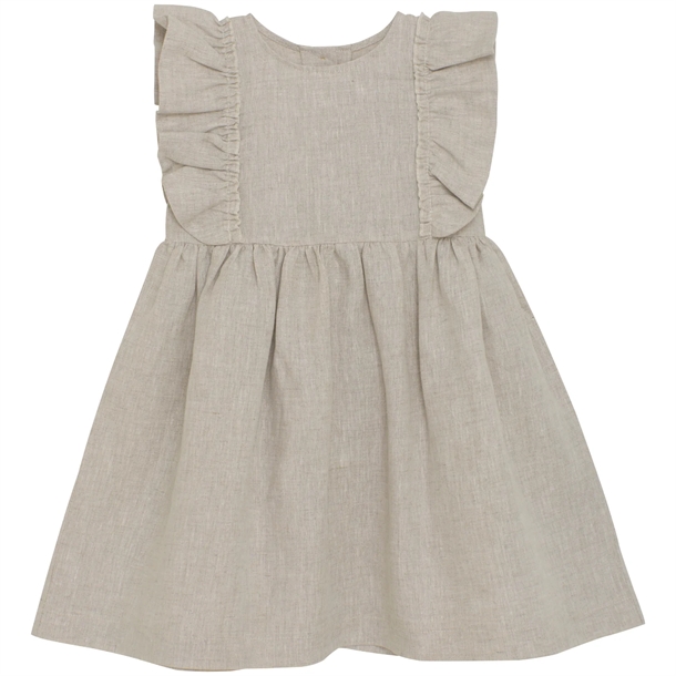 Huttelihut-Kjole-Hoer-Antique-White Huttelihut Kjole - Hør - Antique White - Huttelihut