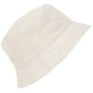 Huttelihut Solhat - Bøllehat - Hør - Antique White - Huttelihut