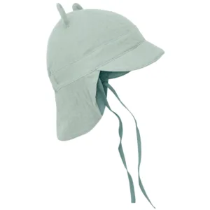 Huttelihut Solhat m. ører - Muslin - Lily Pad - Huttelihut