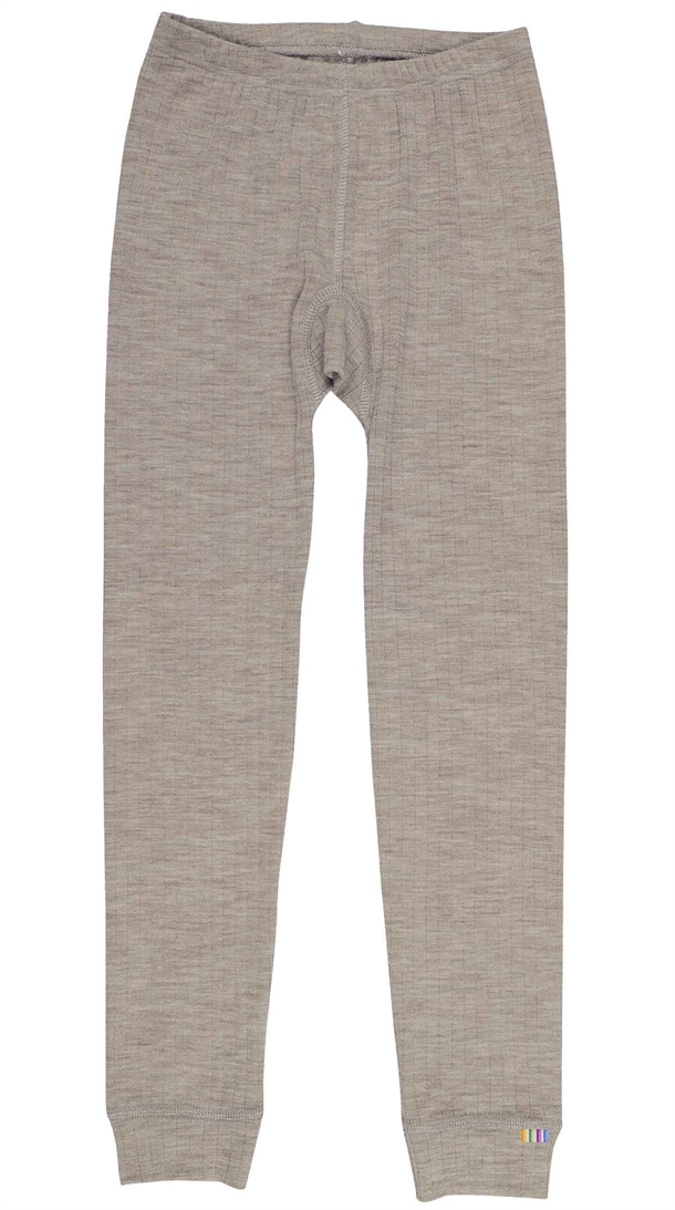 Joha-Leggings-Uld-Rib-Sesame-Melange Joha Leggings Uld Rib Sesame Melange - Joha