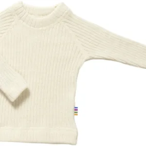 Joha Uld Bluse Rib Strik Natur - Joha