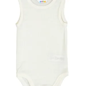 Joha Uld Body uden ærmer - Natur Hvid - Joha
