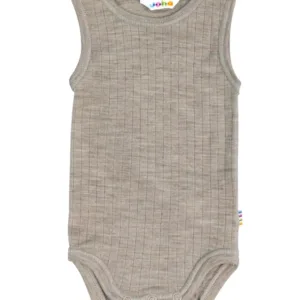 Joha Uld Body uden ærmer - Sesame Melange - Joha