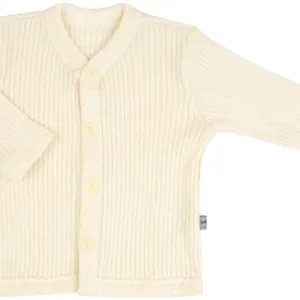 Joha Uld Cardigan Rib Natur - Joha