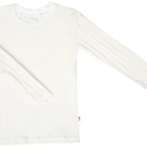 Joha Uld Silke Bluse Pointelle Natur - Joha