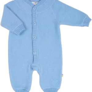 Joha Ulddragt Lyseblå med knapper - Joha